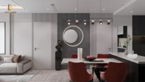 Cách chọn vật liệu nội thất màu tối giúp không gian sang trọng hơn