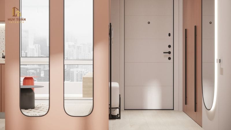 Thiết kế nội thất chung cư lưu trữ theo chiều dọc