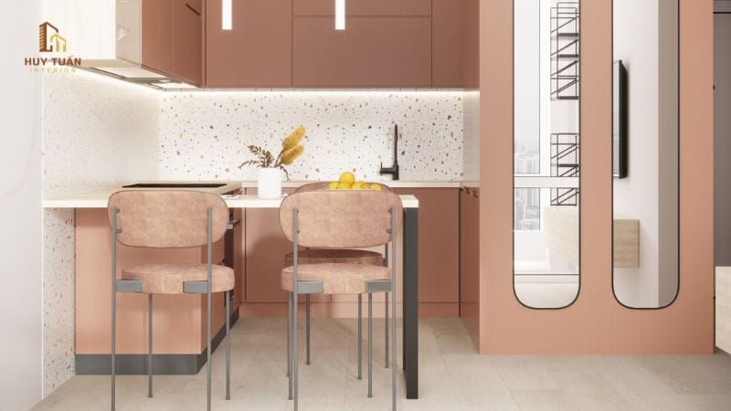 Nội thất trong không gian mở Huy Tuấn Interior thiết kế nội thất chung cư