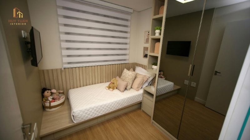 Thiết kế nội thất nhỏ gọn luôn ưu tiên nội thất chiếm diện tích nhỏ