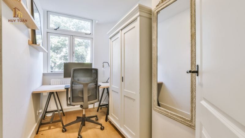 Sử dụng tối đa không gian lưu trữ cùng những thiết kế nội thất nhỏ gọn