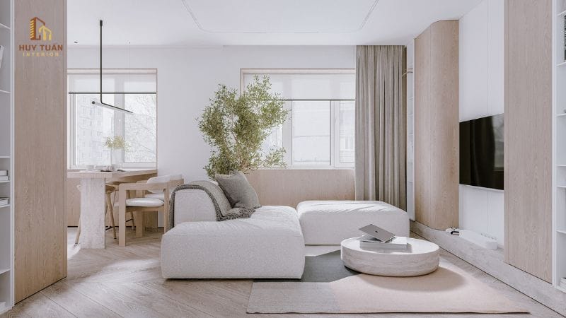 Bố trí công năng phù hợp khi tư vấn thiết kế nội thất cùng Huy Tuấn Interior